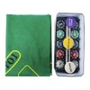 Poker Game Set with Metal Box Complete Fiches + Cards