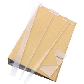 Zarique 4-Pack Bookbinding Guide,Transparent Acrylic Book Binding Kits for Crafting Covers on Albums, Journals, and Planners,Making Book Covers