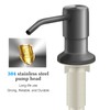 Soap Dispenser for Kitchen Sink and Extension Tube Kit, Stainless