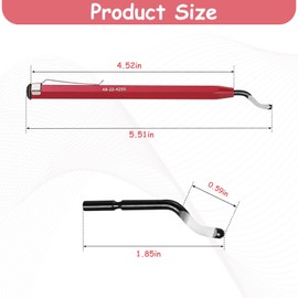48-22-4255 Reaming Pen for Replacement, Heat-Treated Blades, Metal Black Oxide reamers, 360-degree Rotary Head deburring Tools for Metals, Copper Tubes, 3D Printing, resins, and PVC