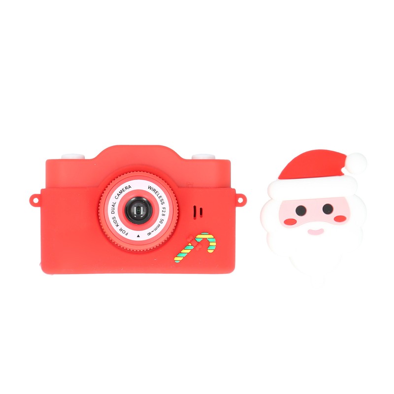 Kids Camera Santa Claus Video Dual Camera Music Cartoon USB