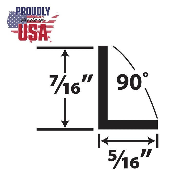 Outwater Plastics Black 5/16"X 7/16" X 3/64" (.047") Thick Styrene