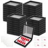 PEDOBALI 32 Pcs Press On Nail Packaging Box with 120