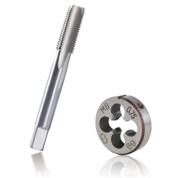 MCSDFN M8 x 0.75 Metric Tap and Die Set, M8