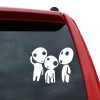 Black Heart Decals & More Studio Ghibli / Kodama Vinyl
