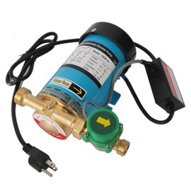 SHYLIYU 115V/60HZ 120W 3/4 inch Outlet Home Water Pressure Booster Pump Automatic Shower Booster Pump with Water Flow Switch for Whole House Shower System