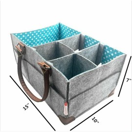 Baby Diaper Caddy - Nursery Storage Bin and Car Organize, Baby Shower Gift