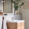 Moen Karis Chrome One-Handle Single Hole Bathroom Sink Faucet with