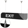 OTTFF 4Pcs 2mm x 6.5 ft Ceiling Sign Hanger Advertising