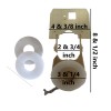 NUFLUSH Toto THU128 Flapper with Two Extra Silicone Seals