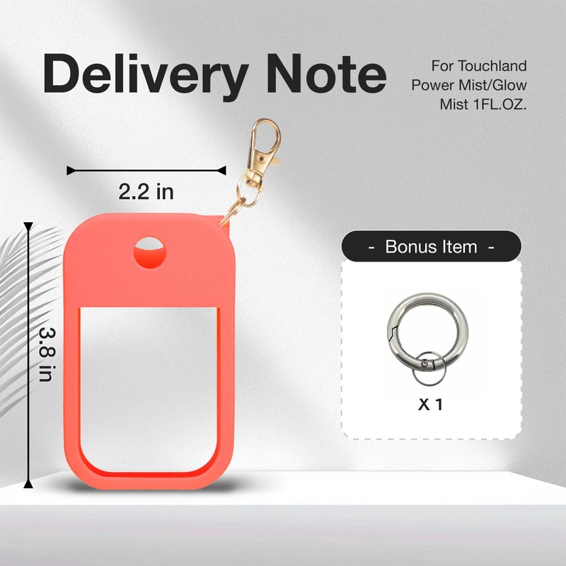 1 PC Soft Silicone Case for Touchland Power Mist (1FL.