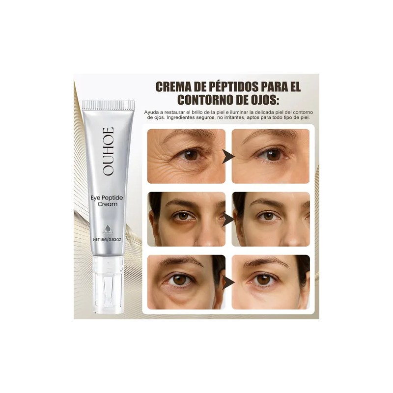 Crema De Ojos Con Ácido Hialurónico Hidrata Y Atenúa Líneas