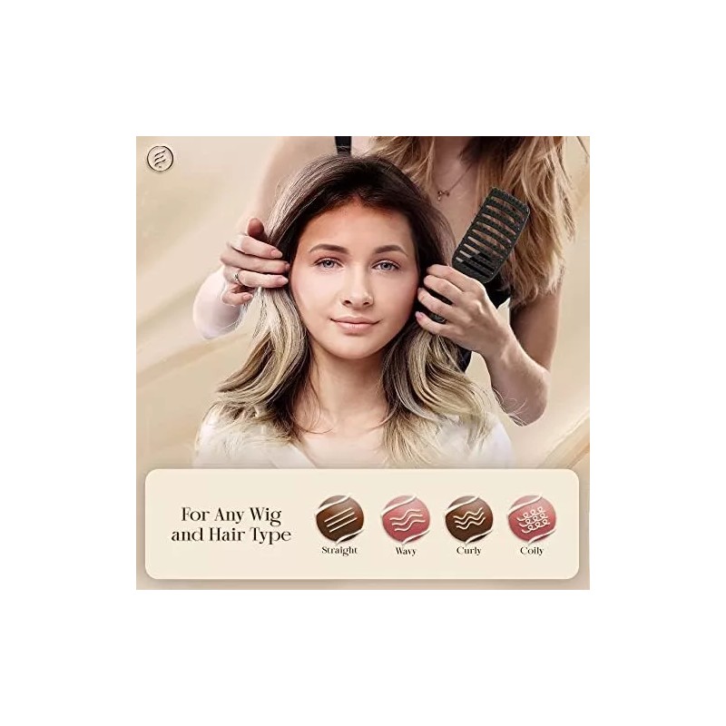 Estee Salon Cepillo Desenredante Para Cabello Natural Y Sintético De