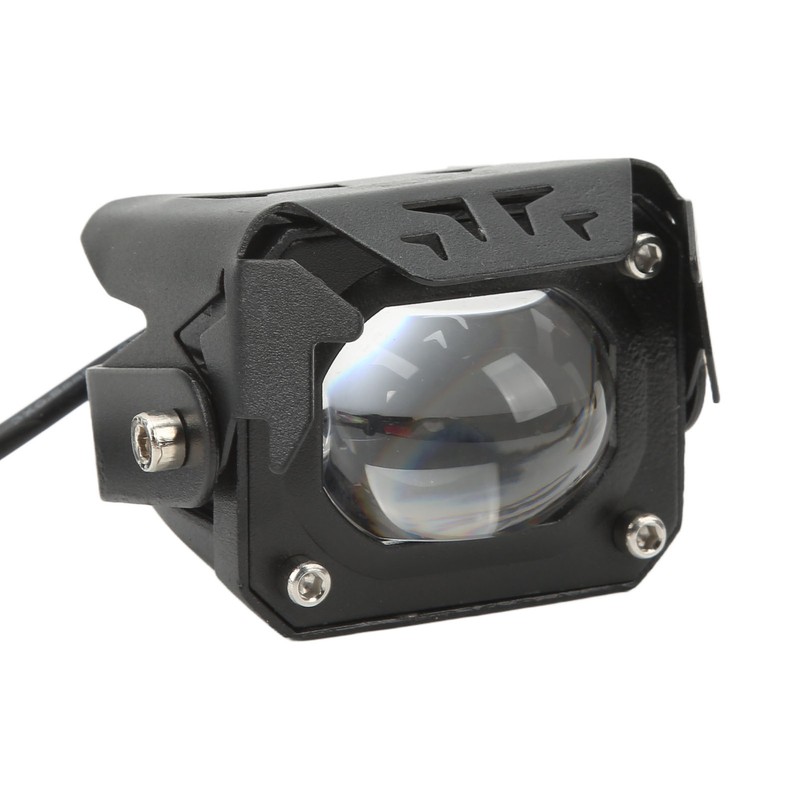 LED Electric Bike Light Aluminum Alloy High Brightness Bicolor Lens