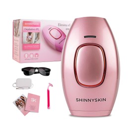 ShinnySkin - Depiladora Láser Profesional IPL para Todo el Cuerpo - Eliminación del Vello Sin Dolor - 5 Niveles de Intensidad - Resultados Notorios en