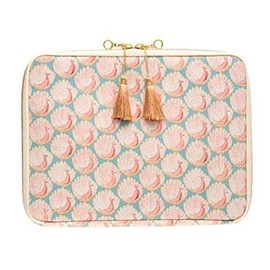 Almost Sunday Large Drawn Pouch LIBERTY FABRICS/Peacocks of Grantham Hall