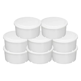 Pearl Metal D-5704 Polycarbonate (PC) Ice Cups, Set of 8, Easy to Use, White