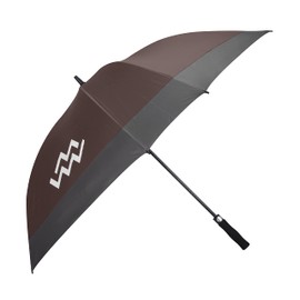 Marino Avenue Golf Umbrella 62 Inch - Windproof -Automatic Open - UV Protection- Square Umbrella for Men Women - Umber on Ash - One Size