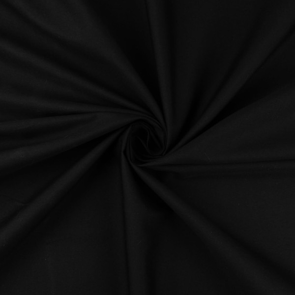 CRS Fur Fabrics Muslin-Black-Cheesecloth 100% Cotton – 51” Inches 55GSM, 1Mtr