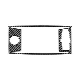 NVCNX Real Premium Carbon Fiber Compatible with Honda 9th Gen Accord 2013 2014 2015 Accessories Car Dash Volume Button Panel Trim Cover Interior Trim Black - C