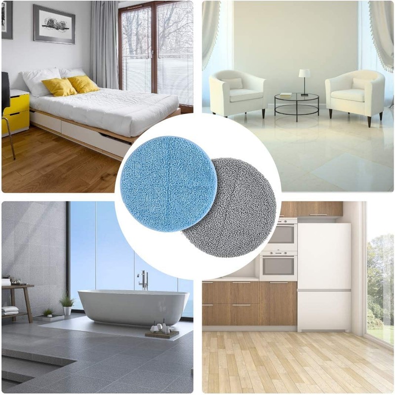 [Universal] 4 Pcs Mop Pads Replacement for Cordless Electric Mop,