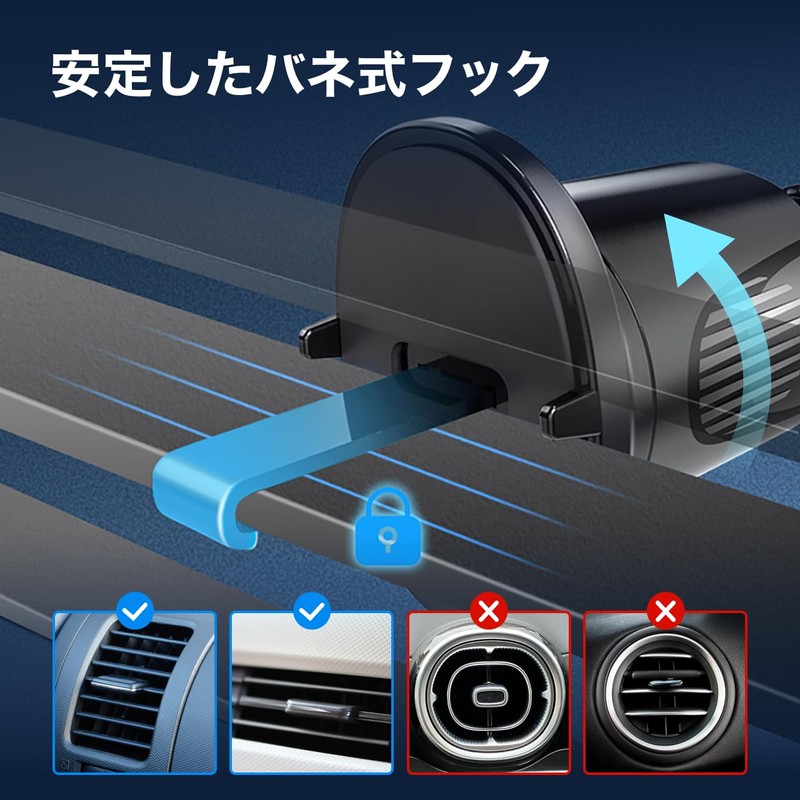 CARZEL (2025 Enhanced Version) Auto Detection Function, In-Car Holder, Wireless