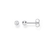 Thomas Sabo Single Stud Earrings White Stone 925 Sterling Silver