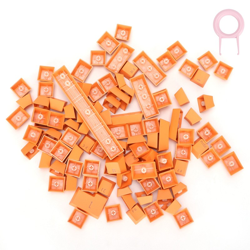 PBT Keycaps Ergonomic Design Oil Resistant Colorful 108 Key Video