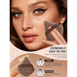 Juego De 50 Borlas De Maquillaje En Polvo De Doble Uso                                                                                                