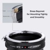 K&F Concept Lens Mount Adapter EOS-NEX IV IV Manual Focus