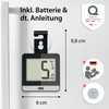 ADE Digitales Kühlschrankthermometer | Thermometer für Gefrierschrank und Kühlschrank magnetisch