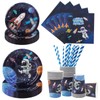Aitsite Space Party Tableware Set, Astronaut Party Plates Birthday for