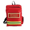 EVAQ8 Emergency Grab Bag Empty Red Rucksack For Storing And