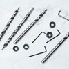 4 Pieces 3/8 Inch Pocket Hole Drill Bit with Depth
