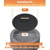 Ardier 20" Wooden-Handle Fire Pit Lid for Pits up to