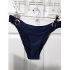 Shekini Low Waist High Cut Ring Sides Bikini Bottoms NWT