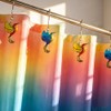 Hummingbird Shower Curtain Hooks Set of 12, Rust-Resistant Shower Ring