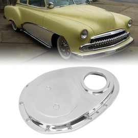 Cubierta de la Cadena de Distribución, Kit de Sellado de la Junta de la Cubierta de la Cadena de Distribución Fácil de Instalar Plata Pulida para SBC 283 327 305 350 383 400