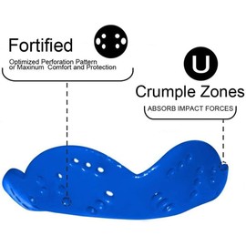 1Pc Black Ports Mouth Guard Teeth Protector Mouthguard for Basketball, Soccer, Hockey, Lacrosse, Custom Fit for Youth and Adults, Sports Mouthguards, Sports and Outdoors