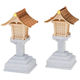 Butsudanya Takita Shoten Kasuga Lantern (Copper Roof) LED Cordless (1 Pair) Height 6.1 x Roof Width 3.2 inches (15.5 cm) x Roof Width 3.2 inches (8.2 cm) ◆ Shinto Shelf (Shrine) / Shinto Shinto Shinto Shrine Indispensable Tool [Certificate issued by Taki
