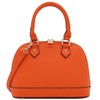 Zip-Around Classic Dome Satchel (Orange)