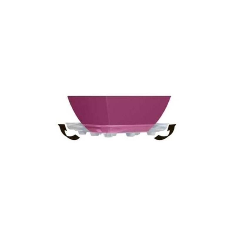 CWP SQDS-1200 Heavy Gauge Footed Square Carpet Saver Saucer, 12-Inch