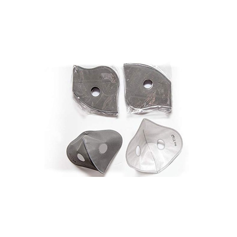 Universal 5 Layer Carbon Filter Replacemnet for Sports Mask Pack