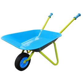 G & F Products Kids Metal Wheelbarrow – Child-Sized, Durable Metal Construction with Sturdy Wheel, Easy Assembly, Ideal for Outdoor Play, Gardening Fun, Backyard Activities & Toddler-Friendly Design