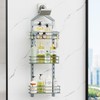 Orimade Adjustable Anti-slip Shower Caddy Overhead, Rustproof Hanging Shower Organizer