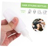 Baluue 2sets Hair Styling Bottles 50ml Squeeze Bottles Applicator for