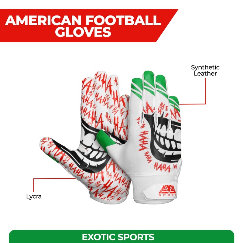 Exotic Sports J1 Football Gloves (X-Large)