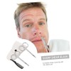 VICASKY 4pcs Beard Scissors Set Stainless Steel Nose Hair Trimmer