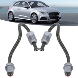 1K0611763E 1K0611763F 1K0611764L 1K0611764M Brake Line, 2PCS Rear Brake Line Left and Right Replacement for Convertible