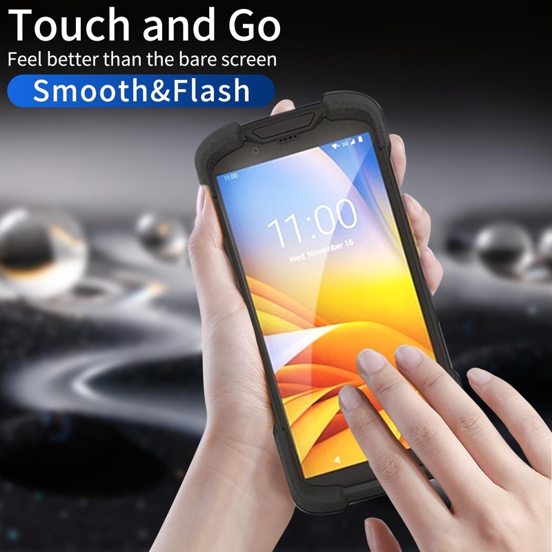 Laratechuu 4PCS Tempered Glass Screen Protector for Zebra TC73 TC78